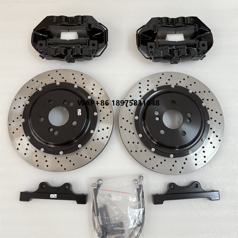 Forged Front Brake Caliper 4 Piston - نظام فرامل عالي الأداء أمامي وخلفي