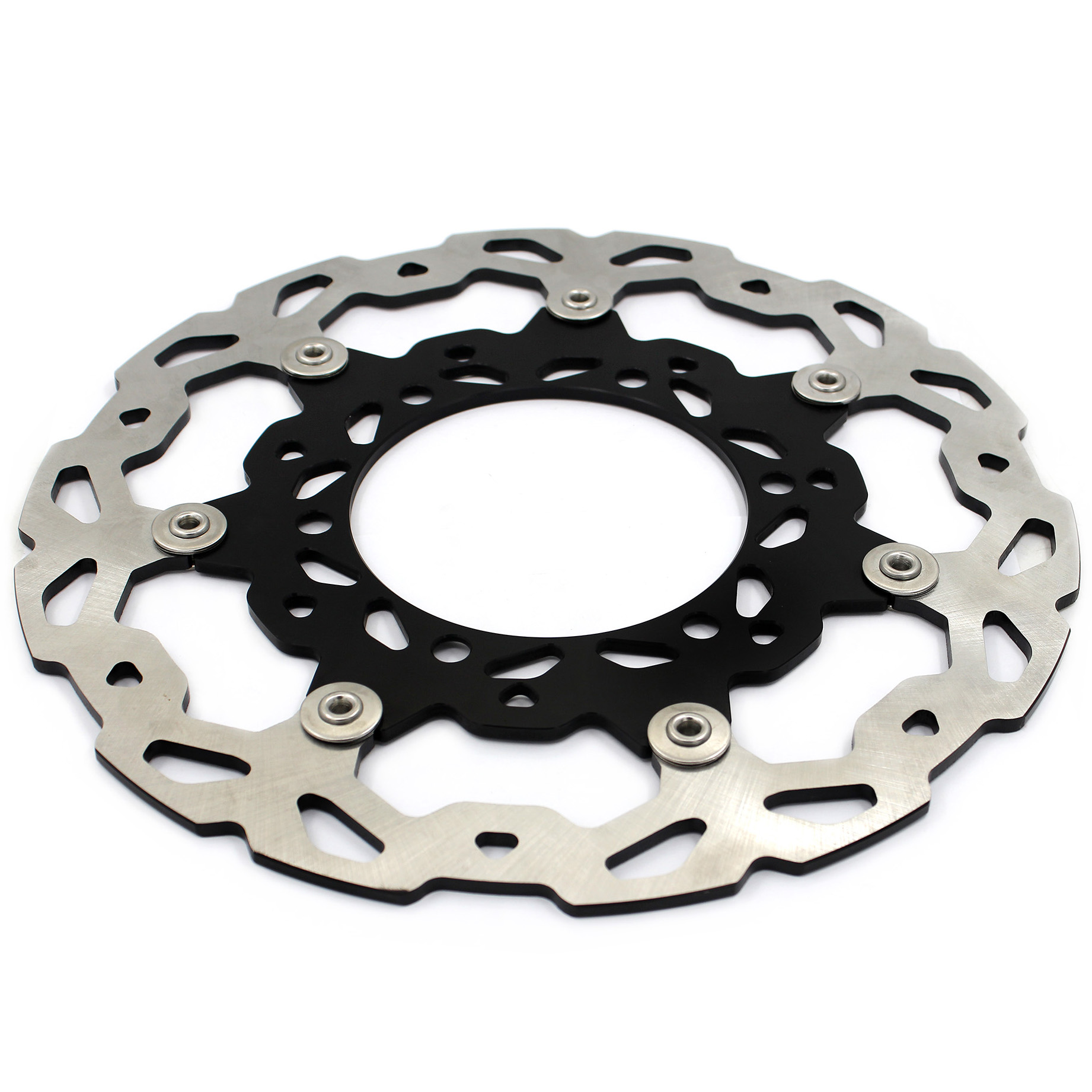 أقراص فرامل أمامية عائمة للدرا - مراجعة Floating Brake Disc 320Mm Supermoto وسعره