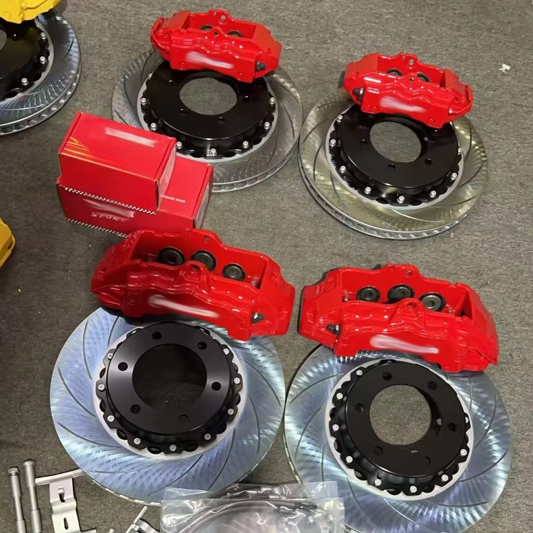 مجموعة فرامل جديدة معدلة بـ 6  - مراجعة Forged Front Brake Caliper 4 Piston وسعره