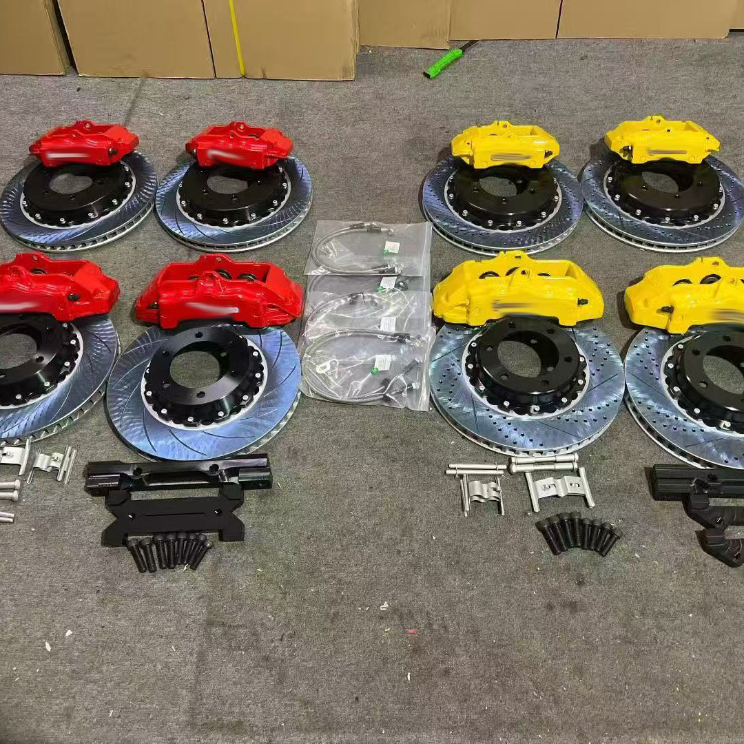 مجموعة فرامل جديدة معدلة بـ 6  - مراجعة Forged Front Brake Caliper 4 Piston وسعره