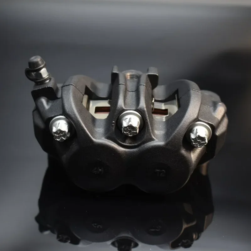 مكبح فرامل شفاف مصنوع بالحدادة - مراجعة Forged Front Brake Caliper 4 Piston وسعره