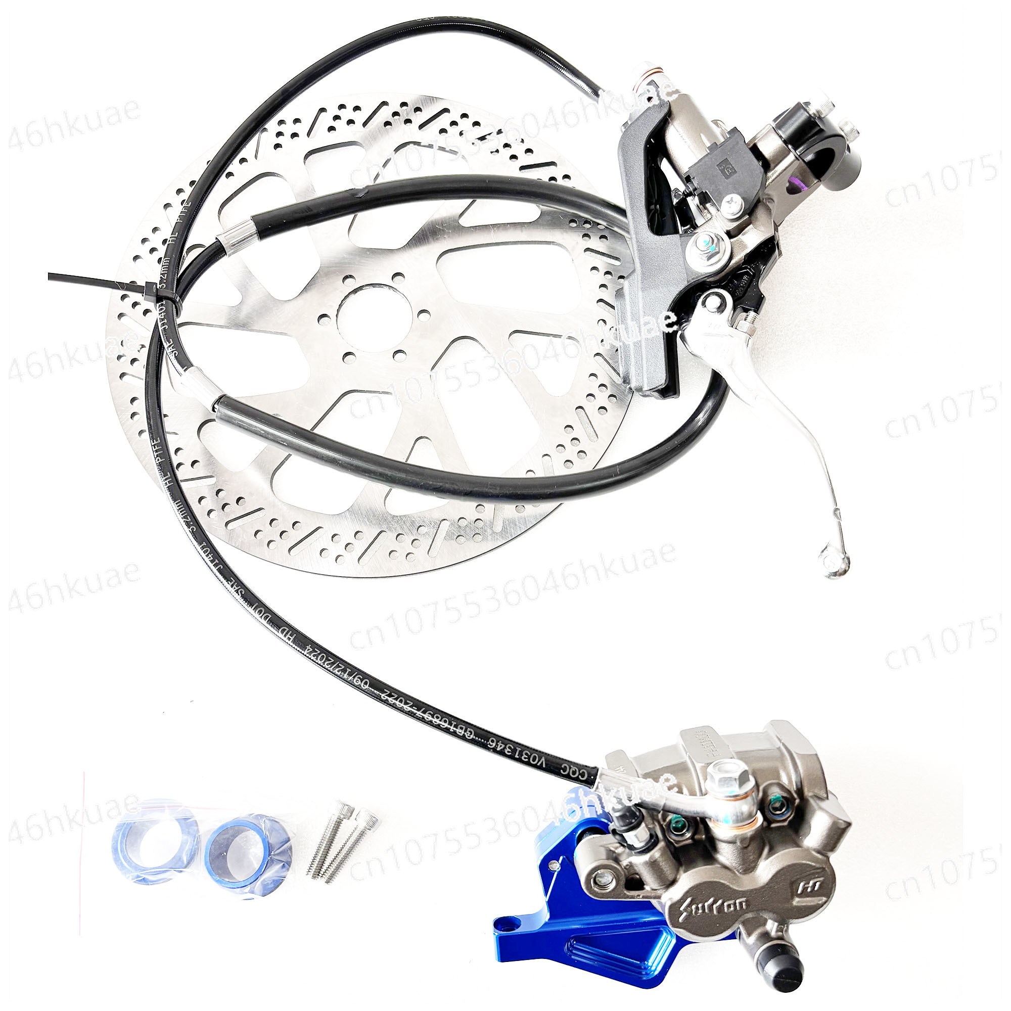دعامة فرجار خفيفة الوزن ومجموع - مراجعة Front Rear Brake Caliper Bracket Kit وسعره
